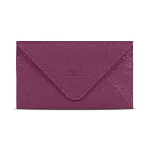 Otto Angelino Slim Genuine Leather Wallet Clutch - Multiple Slots Money, ID, Cards, Smartphone, RFID Blocking - Unisex