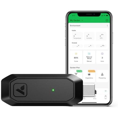 VIVOSUN GrowHub Controller E25 for Grow Tent Cooling Ventilation Lighting Supports Smart Grow System Devices Easy to Install Use WiFi App Controllable Expansion Port for E42E42A