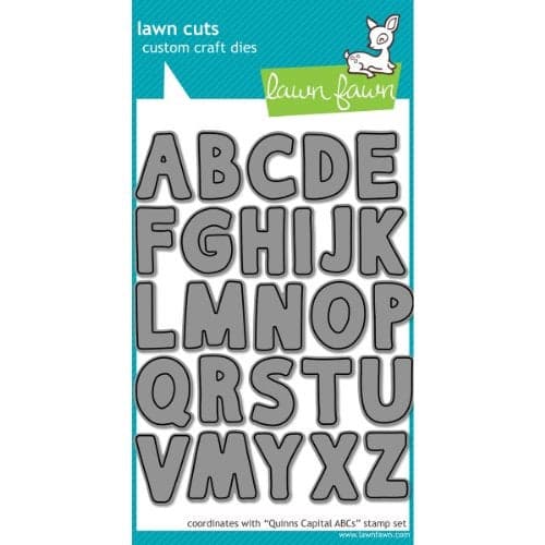 Lawn Fawn Dies - Quinn's Capital ABCs (LF589)