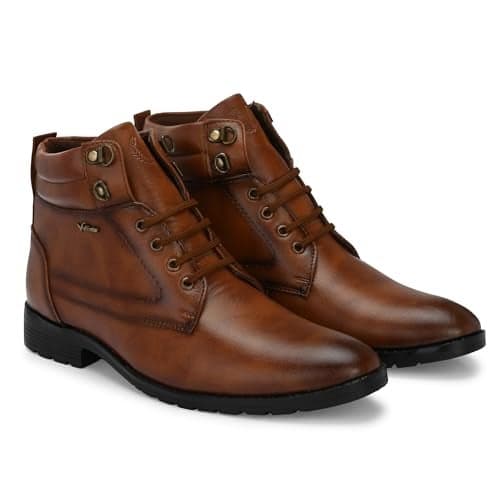 Vellinto DUST-OFF Casual Mid-Ankle Synthetic leather Boots For Men Boots For Men