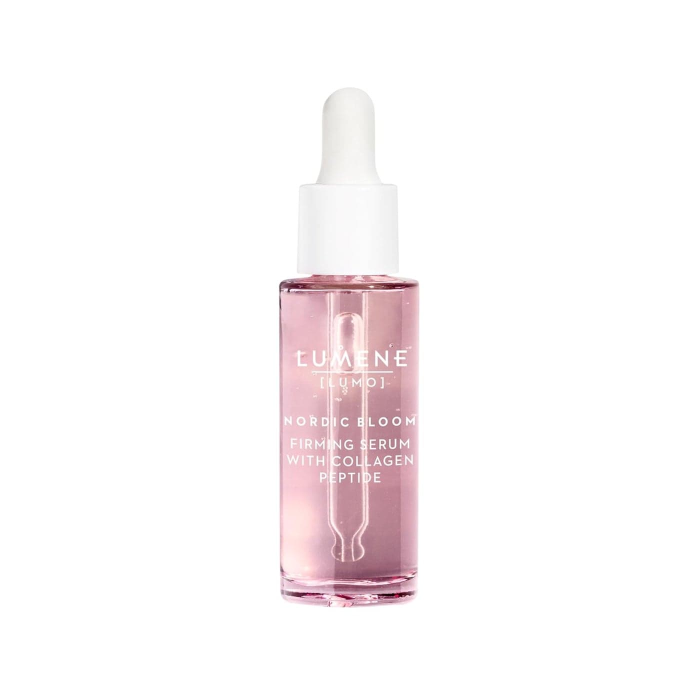 Lumene Lumo Vegan Collagen Face Serum Firming Peptide Serum Formulated with Hyaluronic Acid for Smoother PlumpLooking Skin Helps to Reduce the Appearance of Fine Lines Wrinkles 1 fl oz