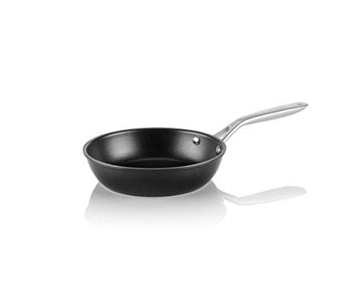 TECHEF - Onyx Collection 8-Inch Nonstick Frying Pan Skillet, PFOA-Free, Dishwasher Oven Safe, Stainless Steel Handle, Induction-Ready, Made in Korea (8-inch)