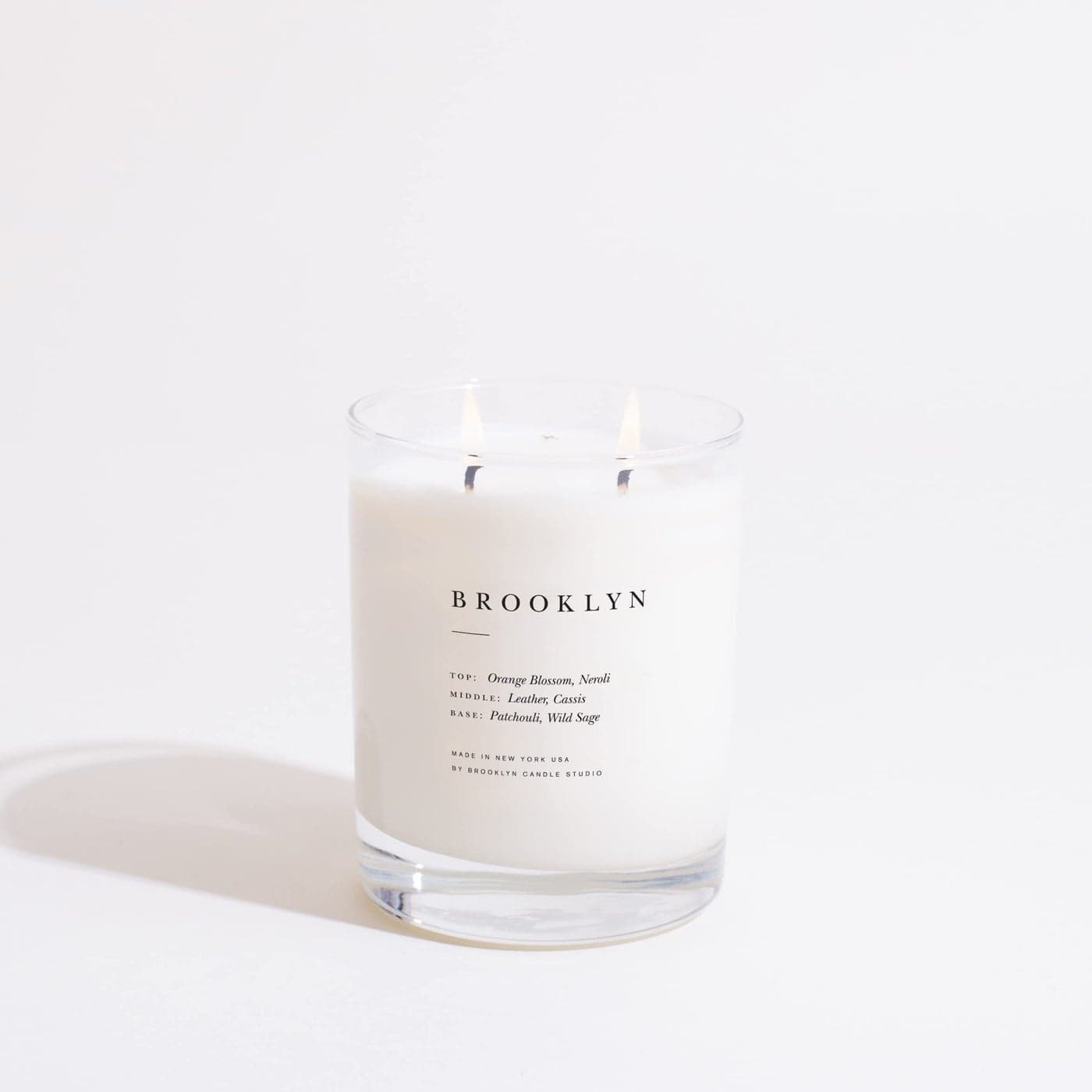 Brooklyn Candle Studio Brooklyn Classic 2 Wick Candle Luxury Scented Candle Vegan Soy Wax Hand Poured in The USA 70 Hour Slow Burn Time 13oz