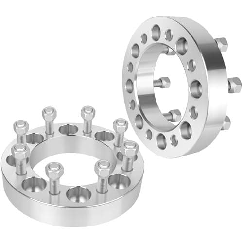 BRTEC 1.5"Thick/ 8x165mm Wheel Bolt Parrten/Inner Diameter: 130mm Wheel Spacers Compatible for Chevy Silverado 2500 3500 HD, for GMC Sierra 2500 3500 Yukon XL 2500, for 03-09 Hummer H2 2pcs