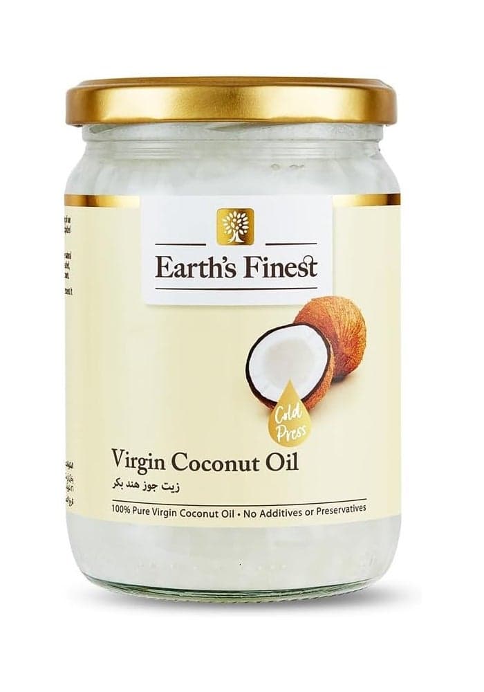 Earth's Finest Virgin Coconut Oil 500ml - Cold Pressed, 100% Pure