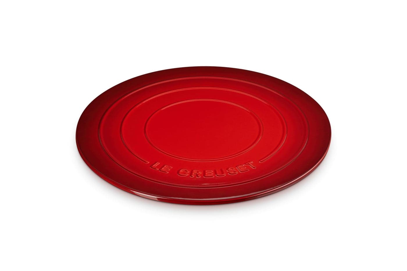Le Creuset Stoneware Round Pizza Stone 15 in Cerise