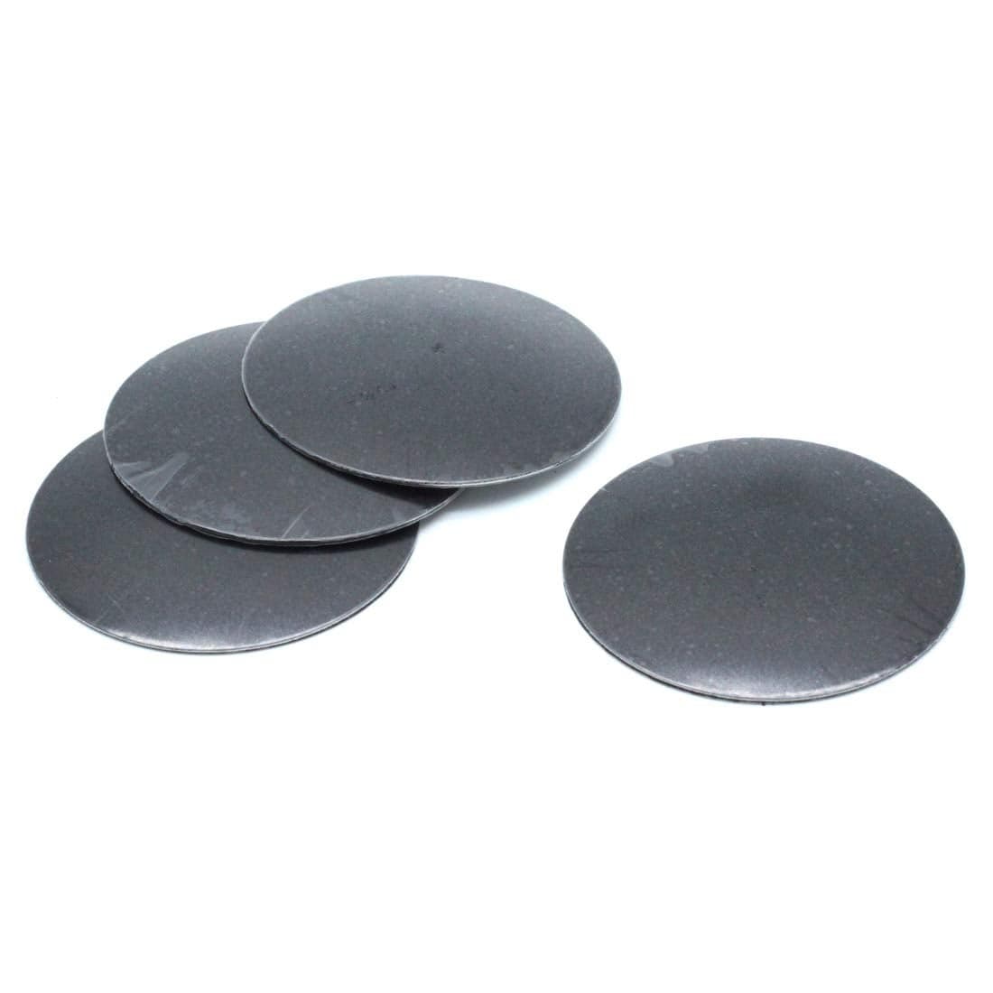 AUTUT Car Wheel Center Caps Sticker65 mm Black Wheel Hub Caps StickerAutomotive Exterior Accessories for Rims Car Decorations
