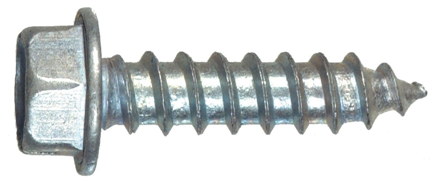 The Hillman GroupThe Hillman Group 41022 Hex Washer Head Slotted Sheet Metal Screw 10 X 1 1/4 50-Pack