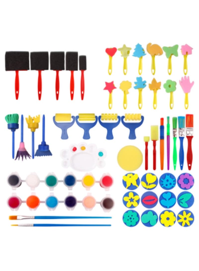 Children's painting sponge brush art supplies tools sponge seal children's painting paint oil painting set