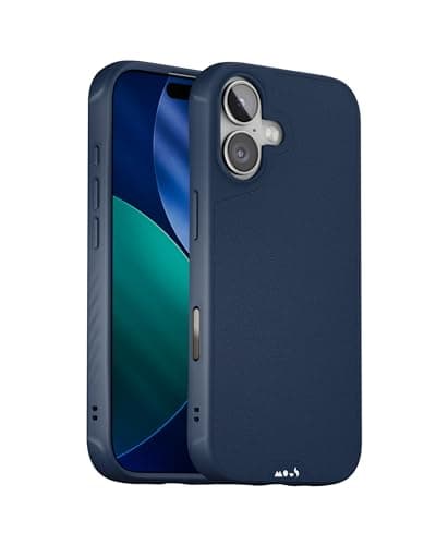Mous for iPhone 17 Case Compatible with MagSafe Limitless Protective Magnetic Cover for iPhone 17 Shockproof Full Camera Protection AntiScratch Back Marine Blue