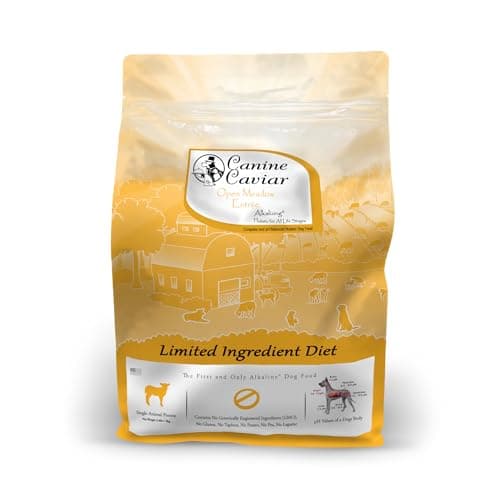 Canine Caviar - Open Meadow: Lamb & Pearl Millet Alkaline Dry Dog Food, Limited Ingredients, Gluten-Free, Based on Science & Research, Veterinary Alternative Diet (4.4 Pound Bag)