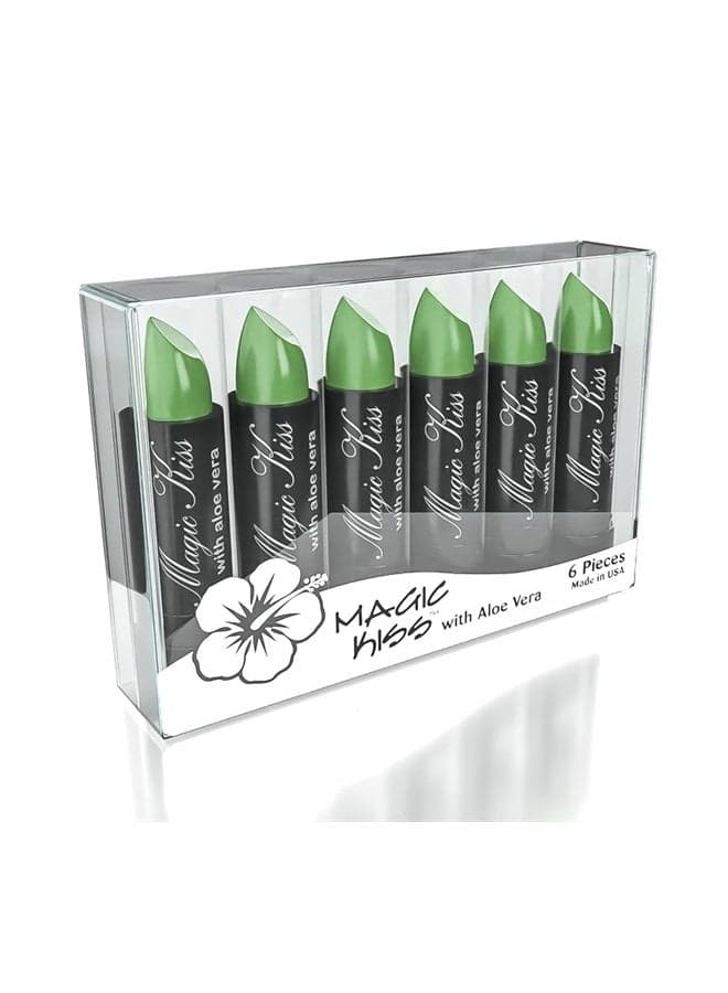 Pack of 6 Magic Kiss Color Changing Matte Lipstick set, Waterproof Long Lasting Nutritious Lips Moisturizer Magic Temperature Color Change Lip Balm with Aloe Vera PH Lipstick Beauty Cosmetics Makeup M