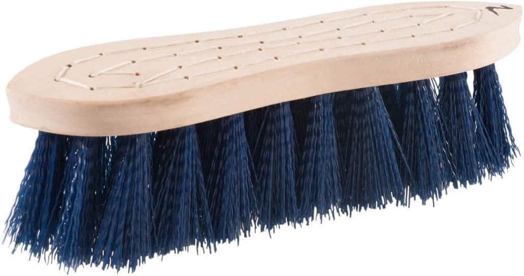 Horze Wood Back Hard Brush 2in Peacoat Dark Blue One Size