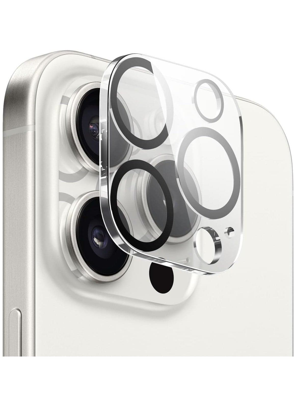 iPhone 15 PRO and iPhone 15 Pro MAX Camera Lens Protector Supreme Tempered Glass - Clear
