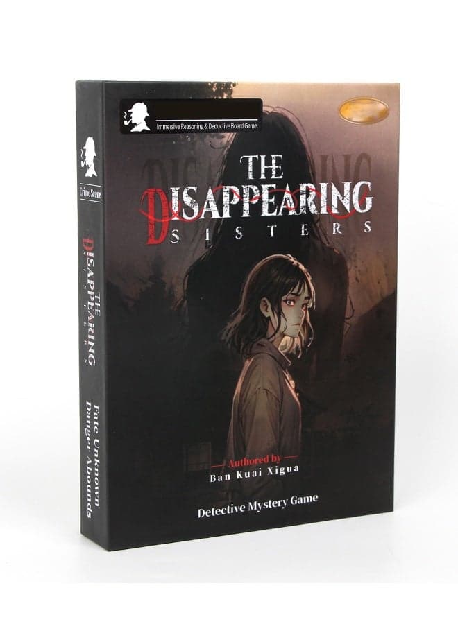 The Disappearing Sisters- Mystery Halloween Game, Interactive Role Playing Game with Immersive Scripts and Clue Cards for Halloween Night Party 4 Players Ages 18+ Board Game