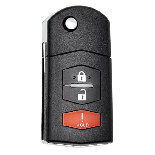 Vurkcy Key Fob Replacement for 2007-2013 Mazda CX-7/07-15 CX-9/11-15 Mazda 2 & 3/06-15 Mazda 5 Car Keyless Entry Remote Control, BGBX1T478SKE125-01,3 Btn