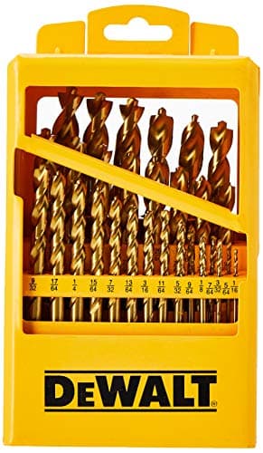 DEWALT Titanium Nitride Coated Drill Bit Set with Pilot Point 29Piece DW1369