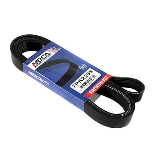MOCA 7PK2285 EPDM Serpentine Belt fits 1993-2015 for Jeep Grand Cherokee for Toyota Tacoma 2.7L 5.2L