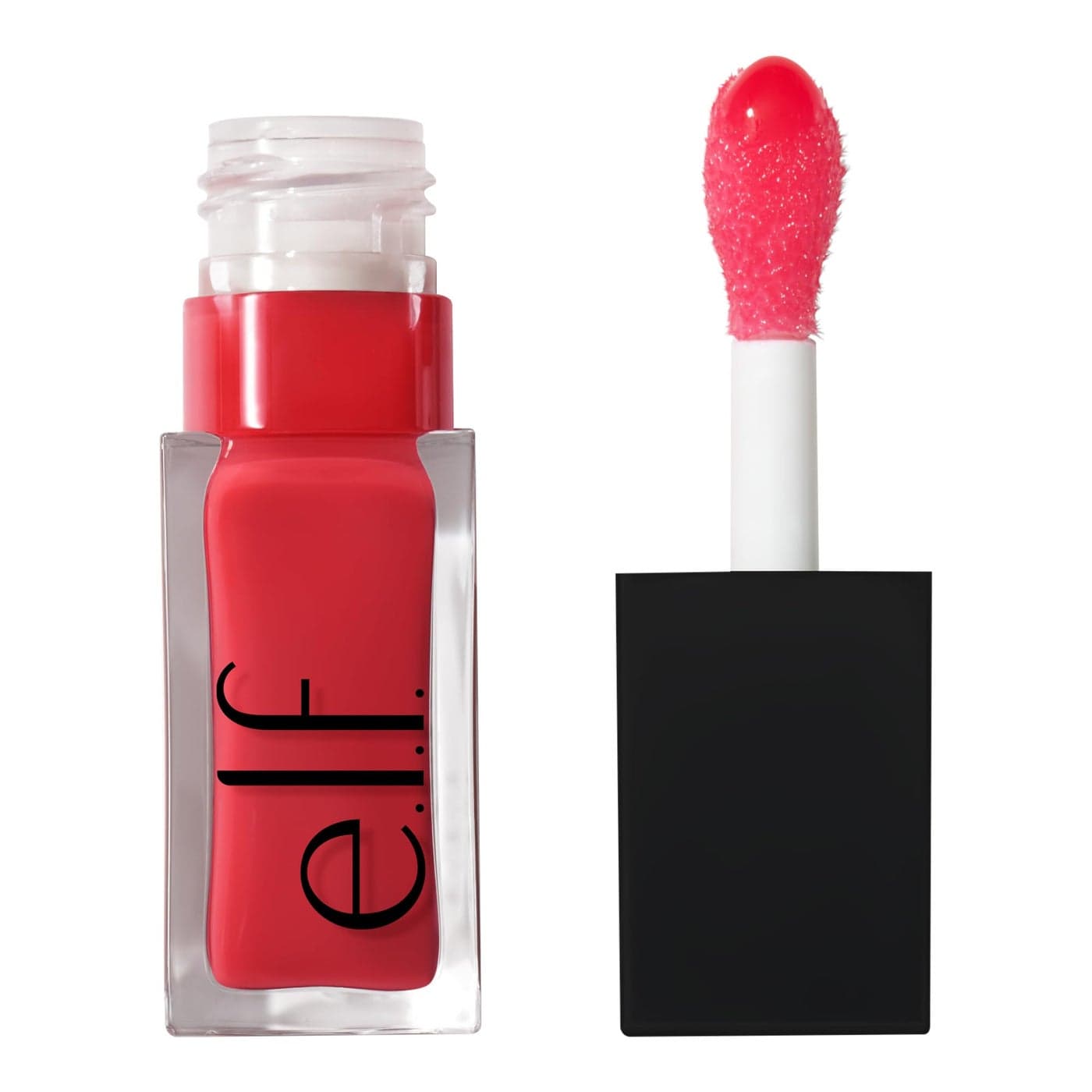 elf Glow Reviver Lip Oil Nourishing Tinted Lip Oil For A Highshine Finish Infused With Jojoba Oil Vegan Crueltyfree Red Delicious