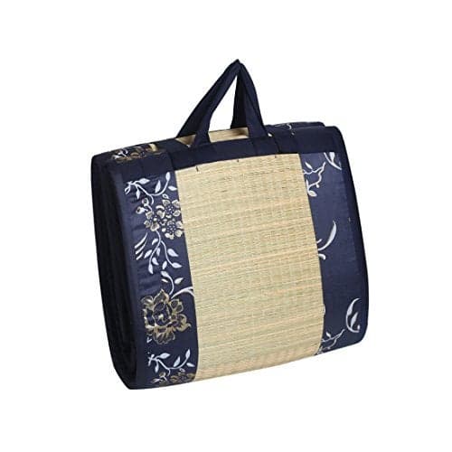 CRAFT OF INDIA Cushion Sleeping Mat Happy Sleeping River Grass Foldable Easy Hand wash 3fitX6fit