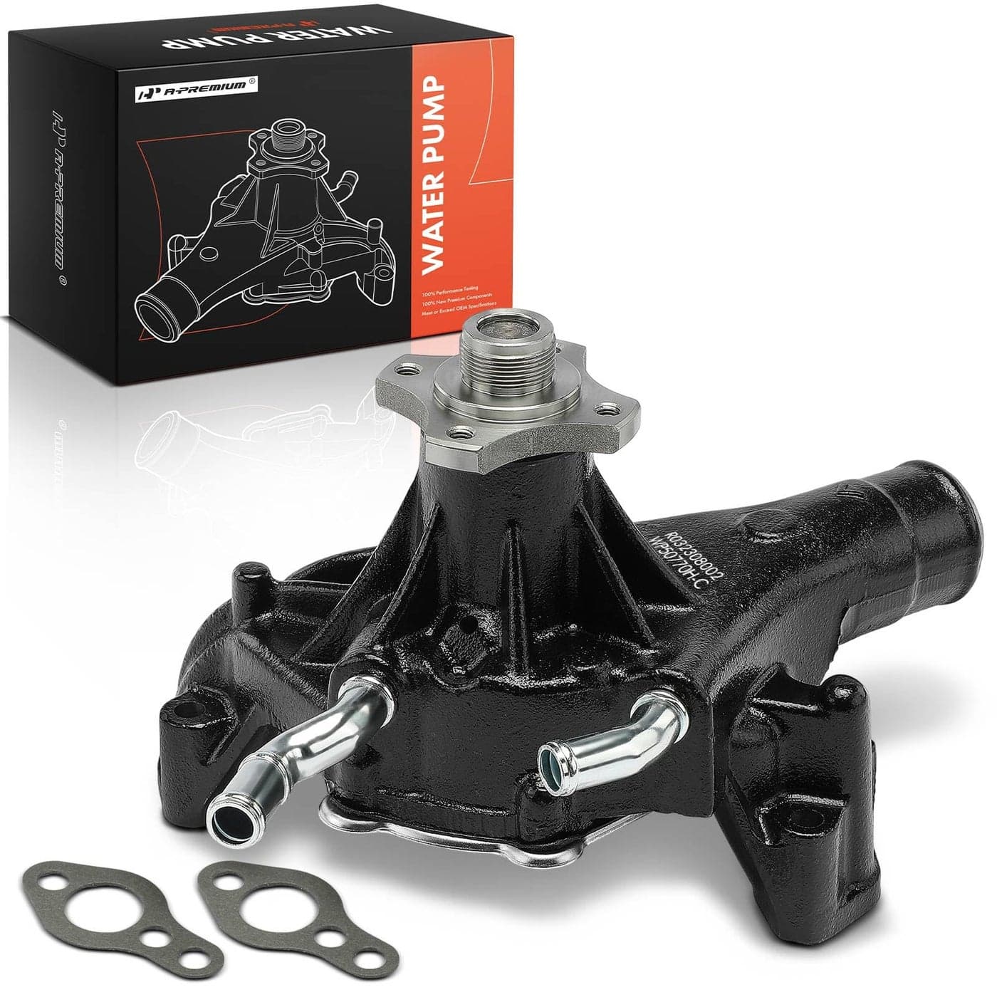 APremium Water Pump with Gasket OHV 43 50 57L Compatible with GMC Chevy Cadillac Olds Isuzu Cars CKClass Silverado 1500 Savana 1500 9614 Express 3000 Yukon Sierra 1500 NPR More