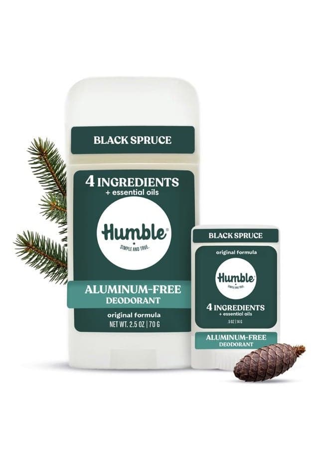 Black Spruce Deodorant Full & Travel Pack