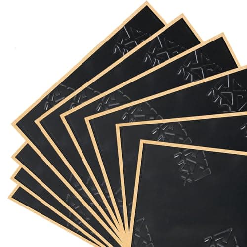 NVX Stealth Black SDBBP40 90 mil Thick 36 sqft Car Sound Damping Mat Butyl Automotive Sound Deadener Audio Noise Vibration Insulation and Dampening Nine 18 x 32 Sheets Bulk Pack