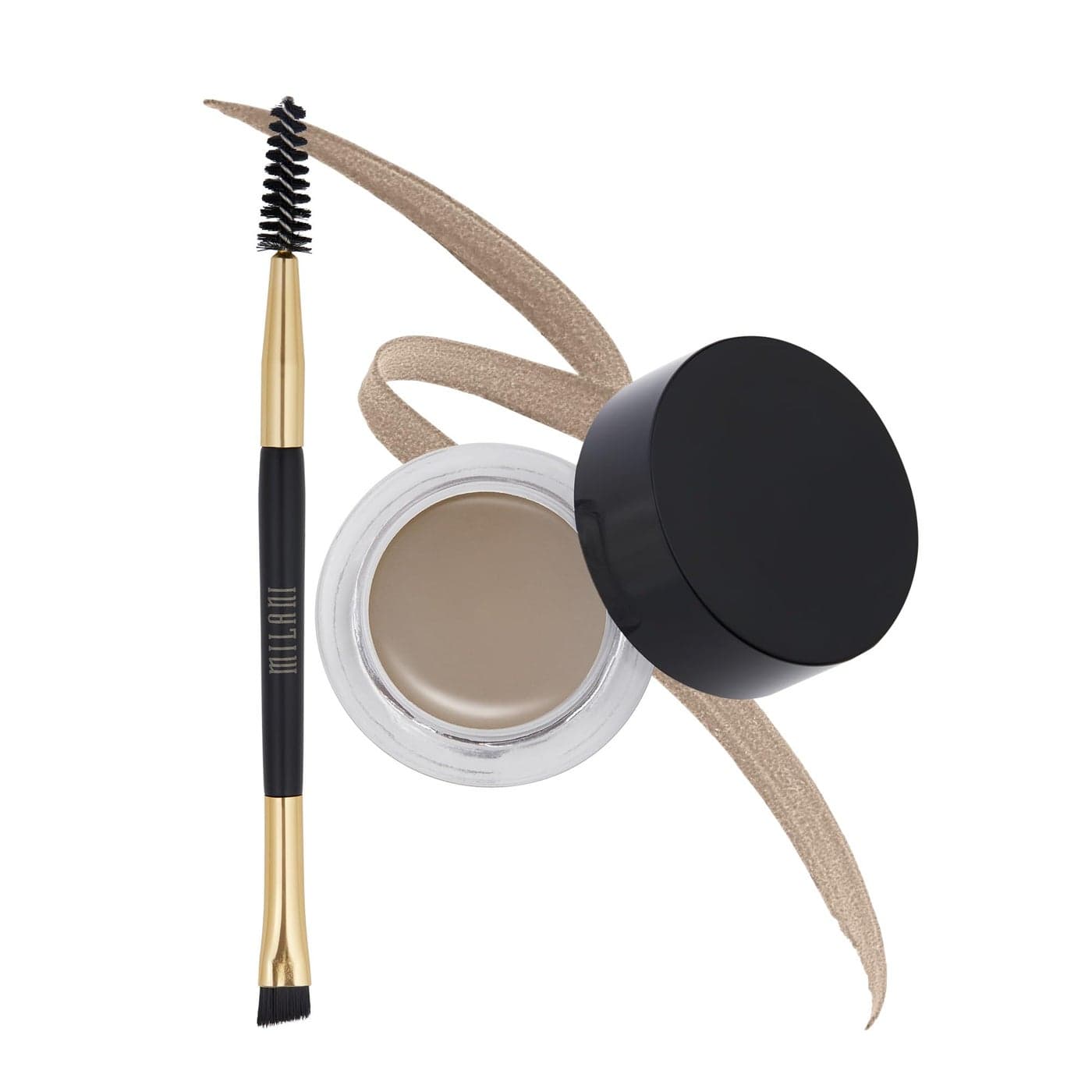 Milani Stay Put Brow Color Natural Taupe 009 Ounce Vegan CrueltyFree Eyebrow Color that Fills and Shapes Brows