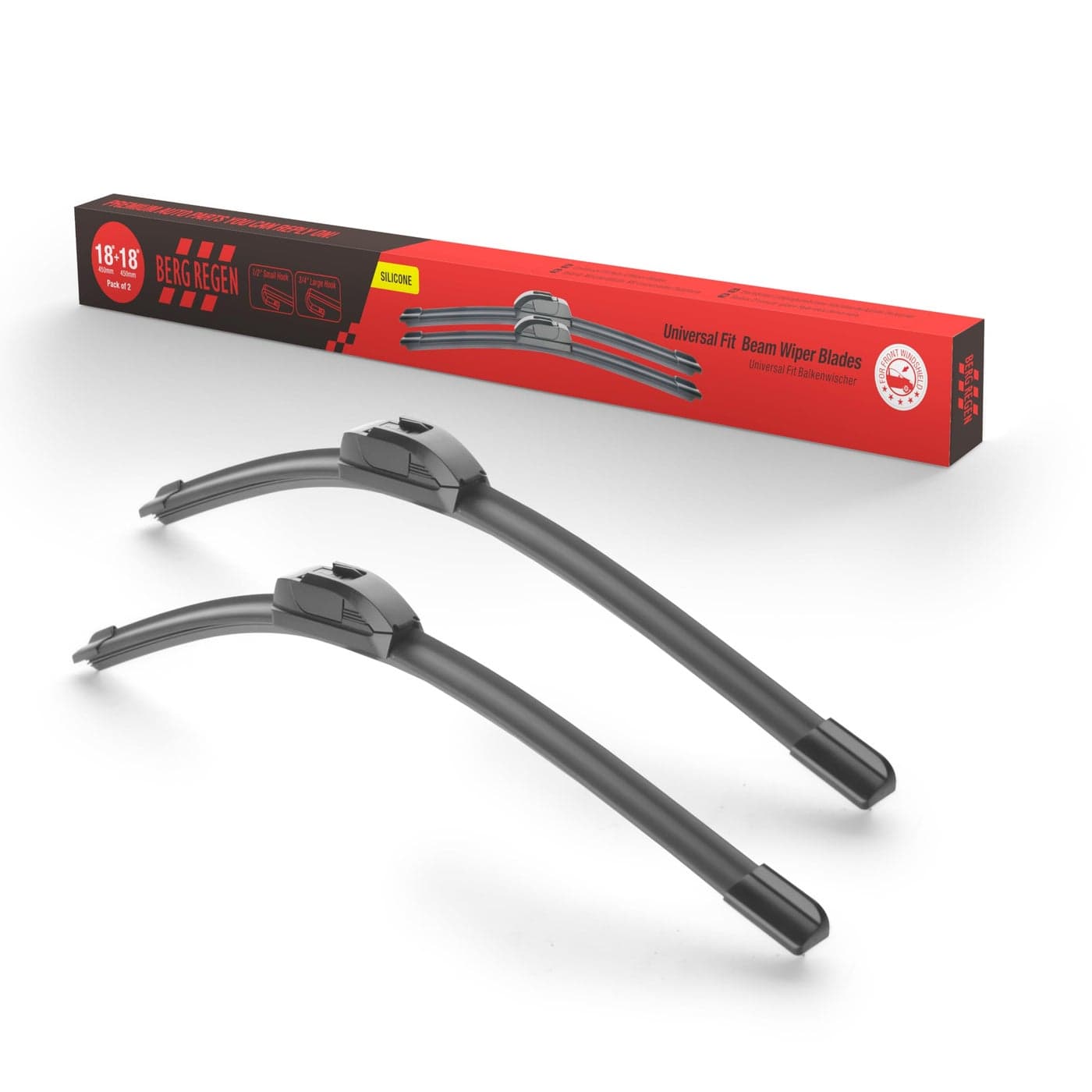 BERG REGEN 1919 Silicone Windshield Wiper Blades 2 Pack Replacement for Jeep Liberty 20122002 Dodge Nitro 1107 Toyota Tundra 0601 Suzuki Grand Vitara 1399More OEM Quality Wiper Blades