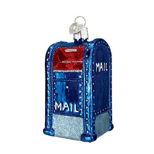 Old World Christmas Ornaments Home Gifts Glass Blown Ornaments for Christmas Tree Mail Box