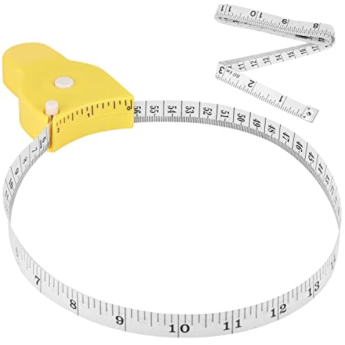 2PCS Tape Measure Body Measuring Tape 60inch 150cm Retractable Measuring Tape for Body Measurement Weight Loss Accurate Body Tape Measure for Fitness Tailor Sewing Handcrafts ClothesYellow