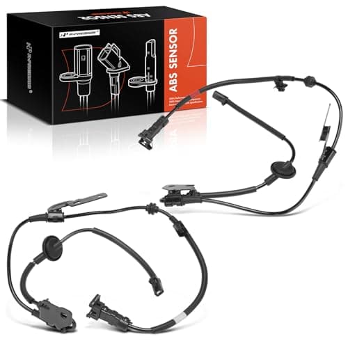 A-Premium 2PC Set Wire Harness for Rear ABS Wheel Speed Sensor Compatible with Hyundai Sonata 2015-2019 & Kia Optima 2016-2017 - Without Sensor