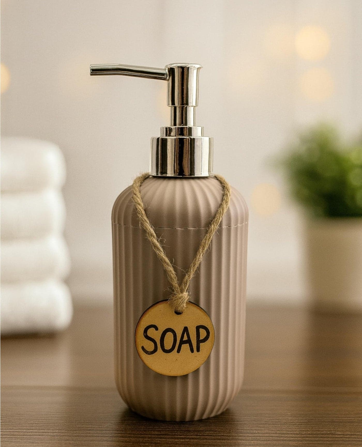 Haristar Liquid Soap Dispenser|Sanitizer Dispenser, Lotion, Shampoo Dispenser | Handwash Bottle for Kitchen | Soap Dispenser for Wash Basin | 300 MLL (Brown, Pack of 1)