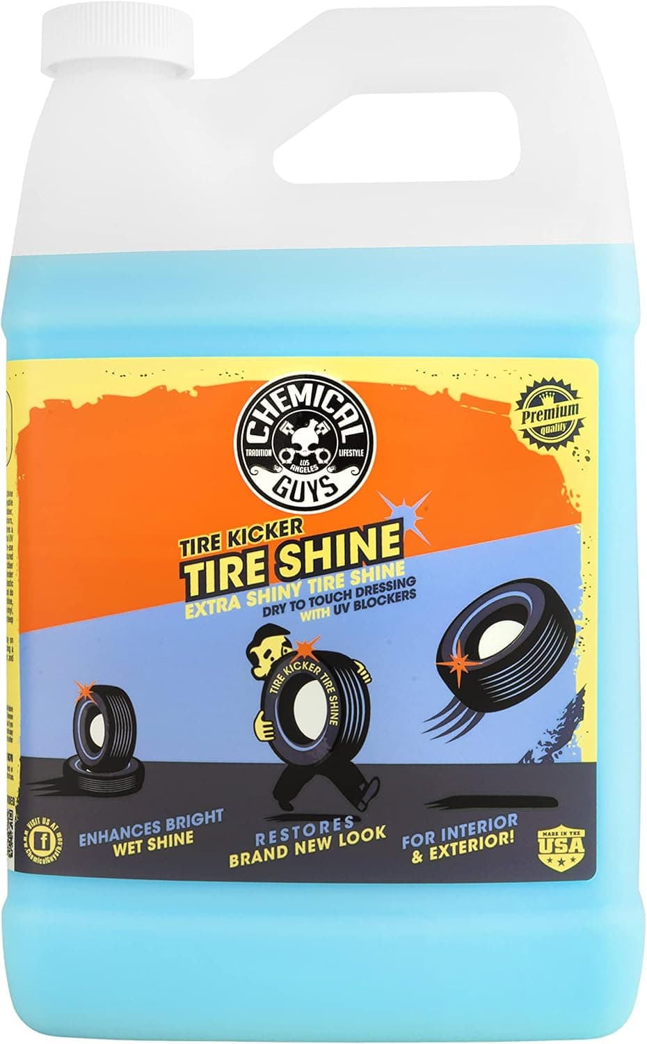 Chemical Guys Tire Kicker Extra Glossy Tire Shine - 128 fl oz (1 Gallon)