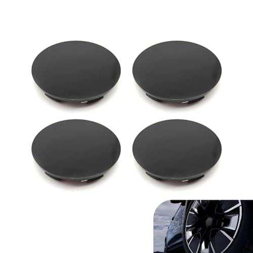 Hugwits 4 PCS Wheel Center Caps Snapin Wheel Rim Hub Caps OD 60MM236In ID 56MM22In Modified Car Rim Cover Replacements Universal Vehicle Center Cap Accessories Black