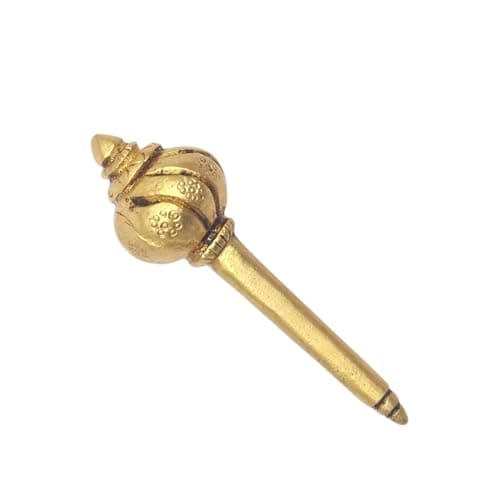 BHAKTI SHRINGAR Pure Brass Hanuman Ji Gada, Traditional Religious Figurine