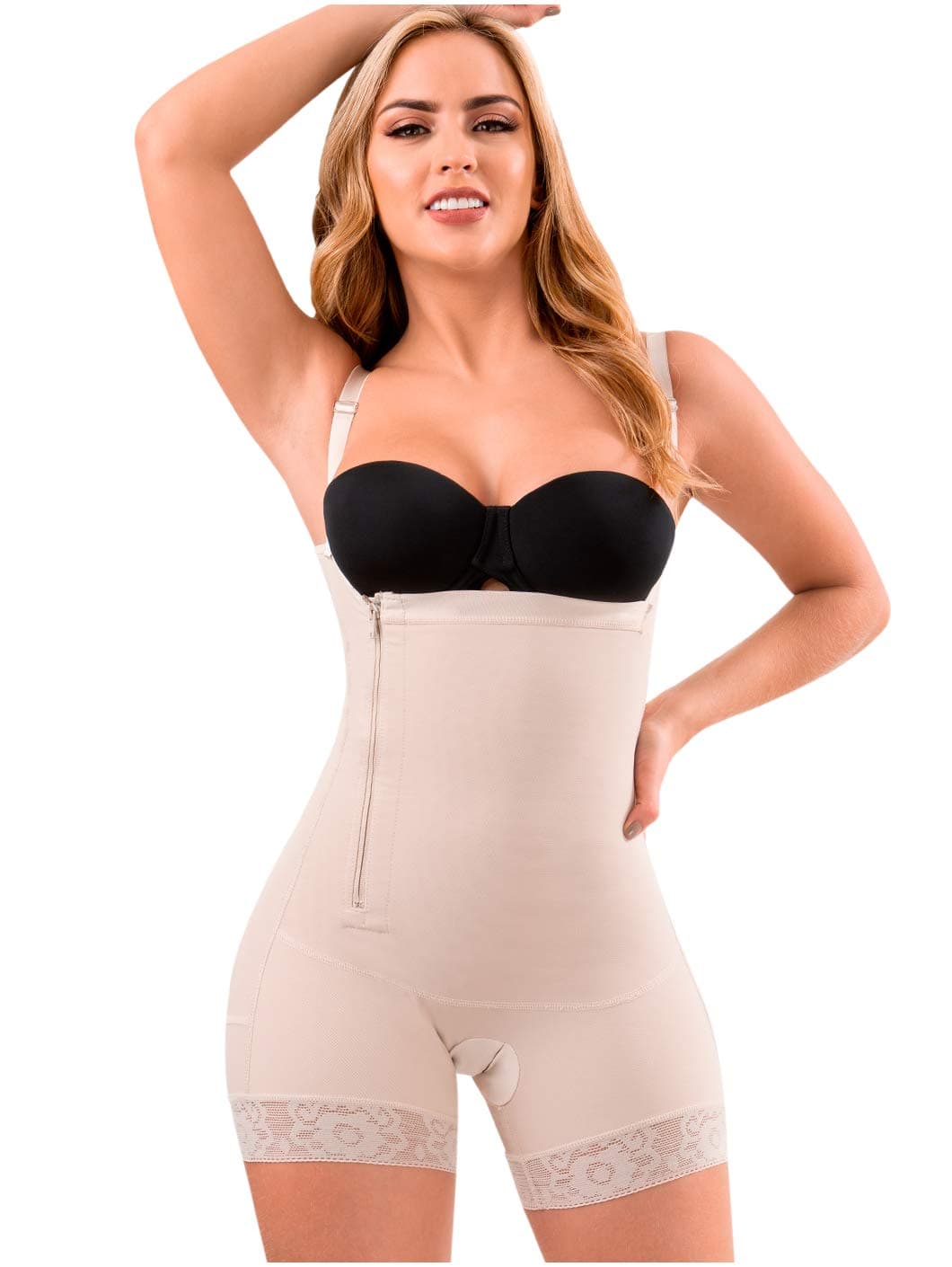 LT.ROSE BBL Faja Tummy Tuck S111 Post Surgery Compression Garment for Women Faja Colombiana Beige XS