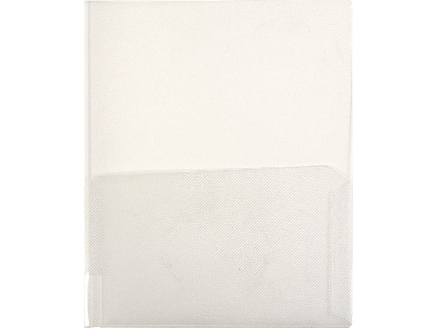 Lion ClearLine 2Pocket Plastic Folder Clear Pack of 4 91120CR4P