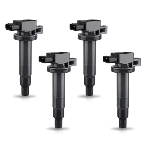 ENA Set of 4 Ignition Coil Pack 1.3L 1.5L L4 Compatible with Scion Toyota 2000-2019 Prius 2000 2001 2002 2003 2004 2005 Echo Yaris 2004 2005 2006 xA xB Coils for UF316 9091902240 C1304 GN10312