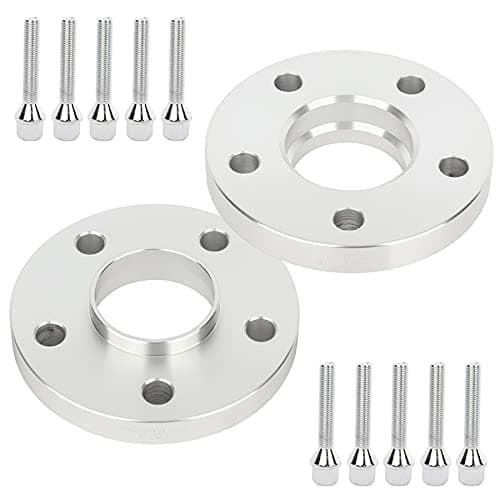 ECCPP 2PCS 5 Lug 20mm Hub Centric Wheel Spacers 5x112mm to 5x112mm 5 LUG fits for Mercedes Benz 2012-2014 SLK250| 2009-2011 SLK300| 2002-2004 SLK32 AMG 66.6mm W/10 Lug Bolts 12x1.5