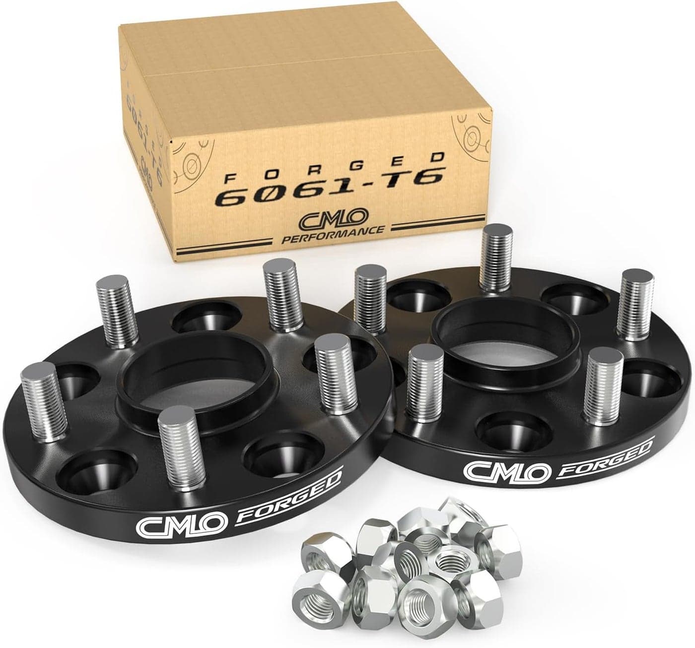 15mm 5x100 to 5x114.3 Black Wheel Adapters Hubcentric for Subaru