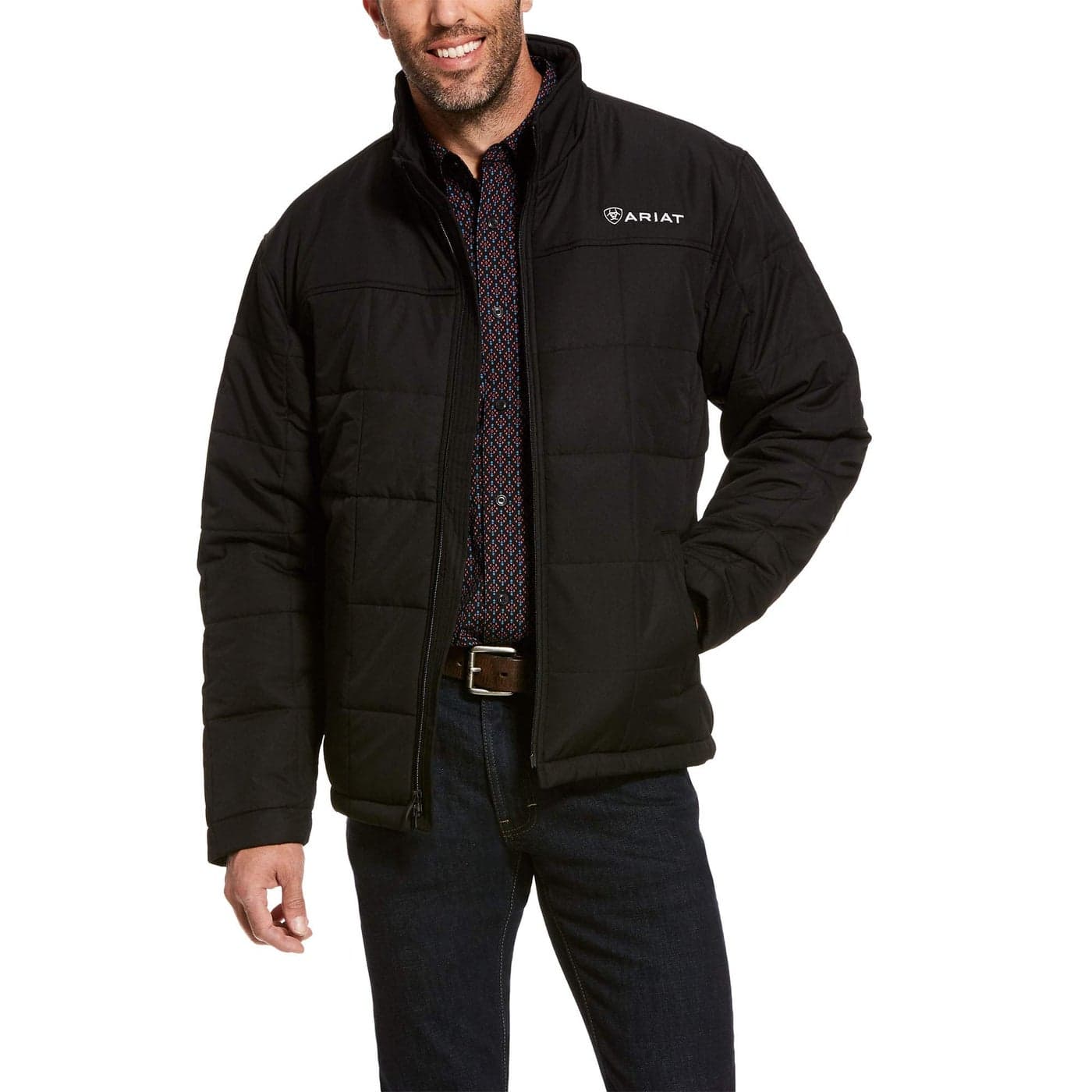 ARIAT Mens Crius Insulated Jacket Black Size 2XL