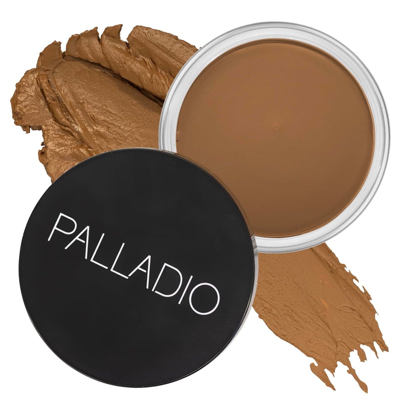 Palladio Cream Bronzer for Face Skin Creates a Sun Kissed Glow Infused with Aloe Cocoa Butter Buildable Coverage Vegan Formula Cruelty Free Suitable for All Skin Types Toasted Almond