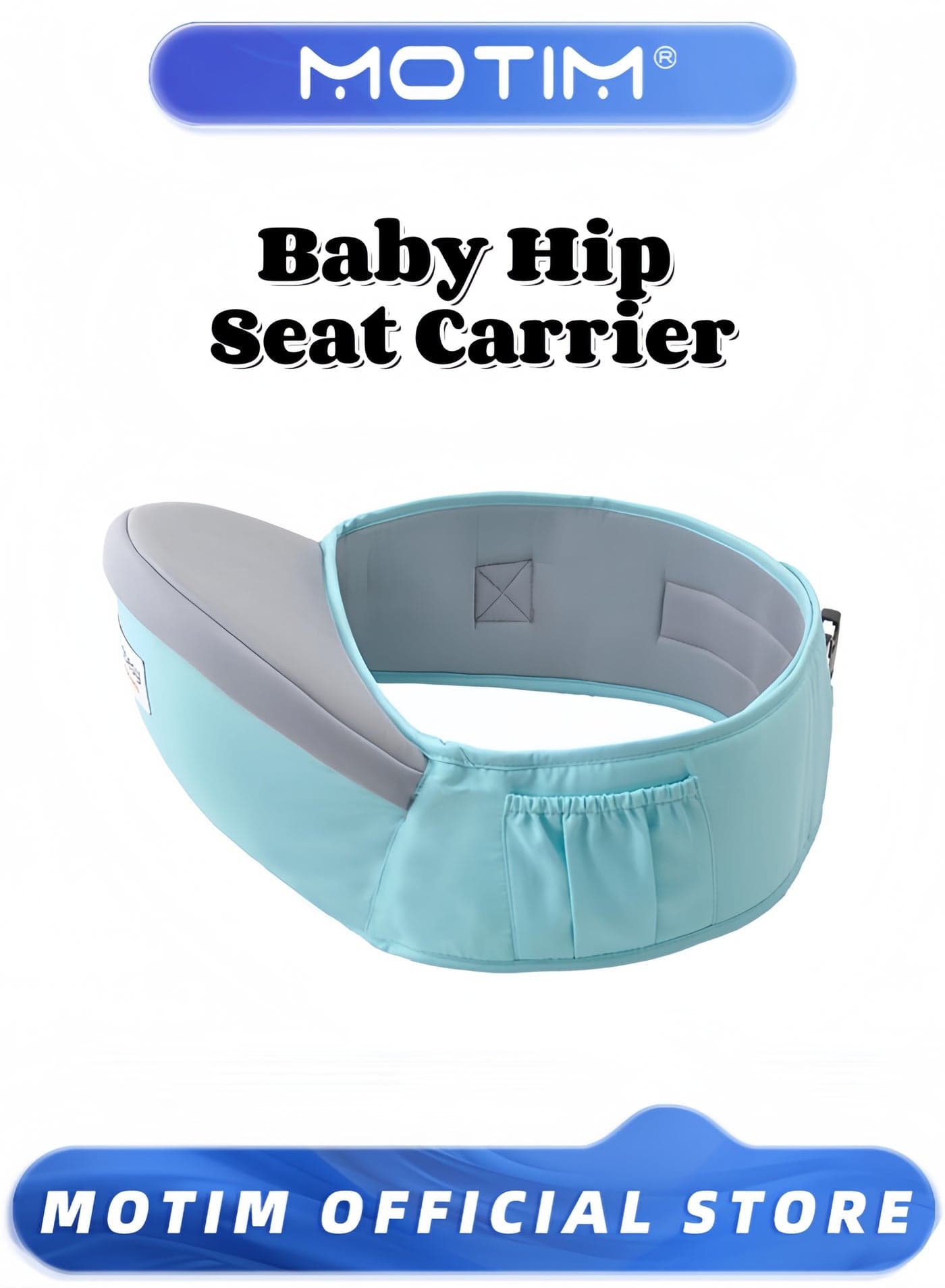 Baby Hip Seat Carrier Lightweight Adjustable Back Supporting Waist Stool 3 in 1 Baby Carrier Newborn to Toddler Seat
