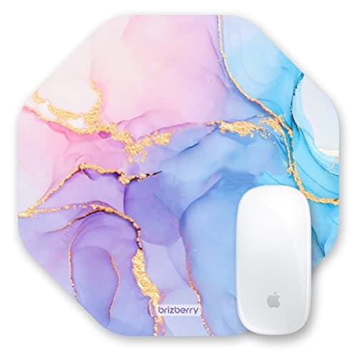 ARTBRIZ® Brizberry Pro-X2 Mouse Pad, Optimised for Speed and Precision, Premium Anti Skid Rubber Base, for Office Desktop Laptop PC Mac, 240 x 240 x 3mm (201O - Pack of 1)