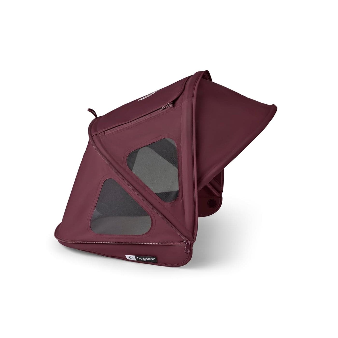 Bugaboo Dragonfly Breezy Sun Canopy Stroller Accessory with UPF 50 Sun Protection and Ventilation Panels Dark Cherry