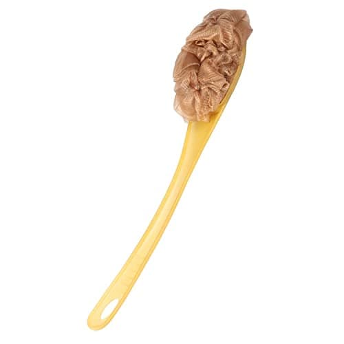 Zureni Bath Sponge & Brush with Long Handled, Exfoliating Bath & Shower Loofah Body Back Brush Scrubber Soft Shower