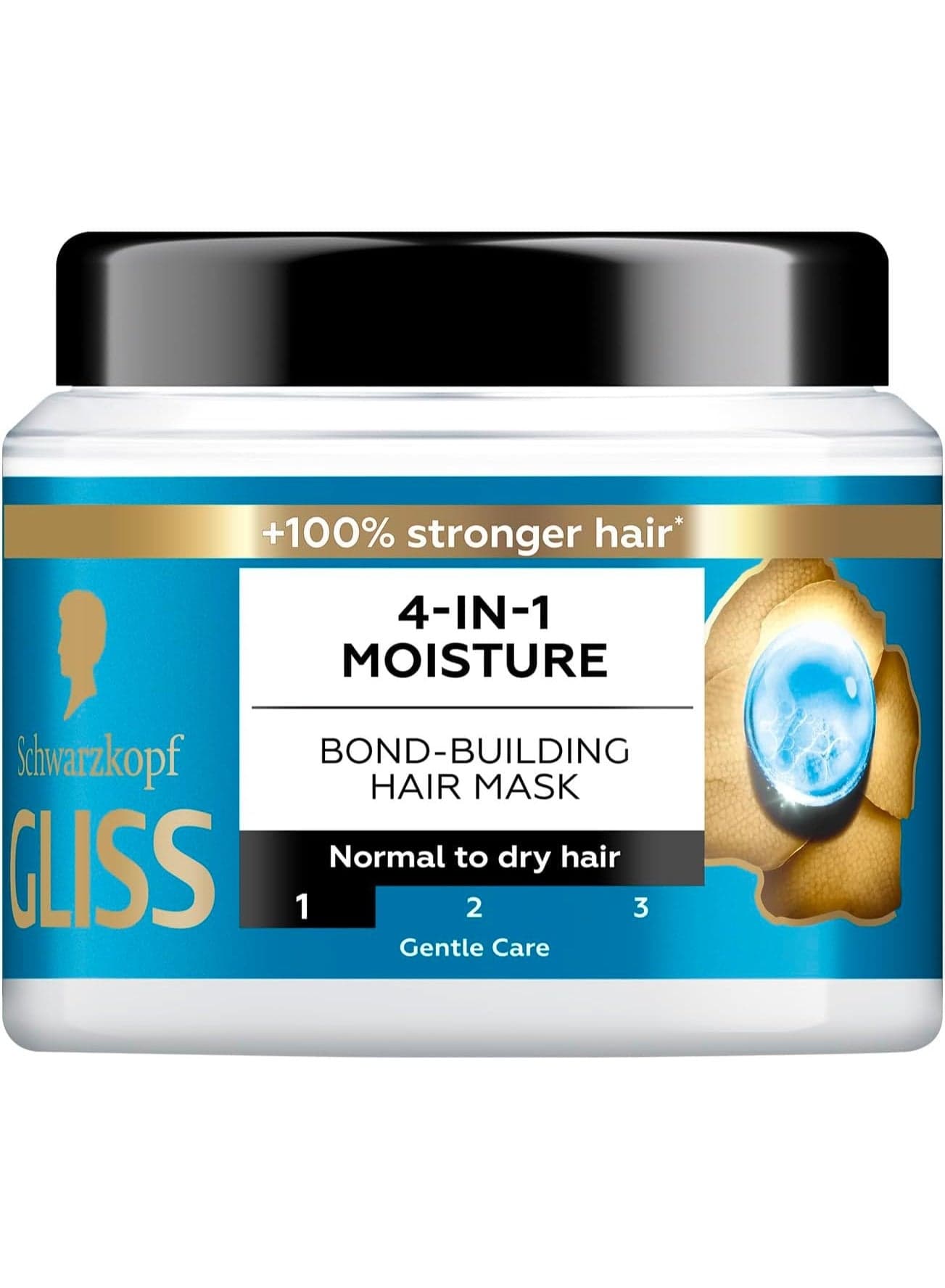 Schwarzkopf Gliss 4-in-1 Moisture Bond-Building Mask, 400ml