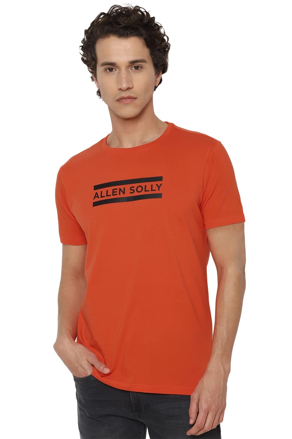 Allen Solly Men's Casual T-Shirt (ASKCQRGF805159_XL)