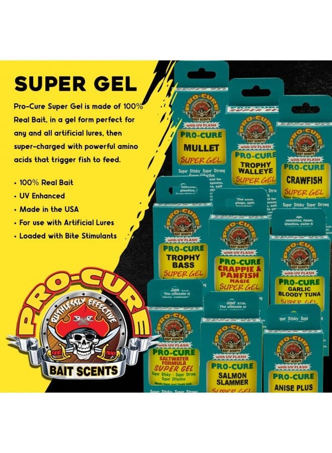 Pro-Cure Blue Crab Super Gel, 8 Ounce